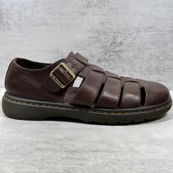 Dr Martens Fenton Leather Fisherman Sandals - Men\'s Size 10 - Brown main image 10